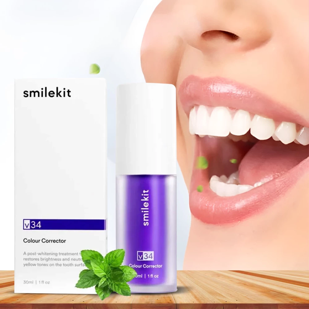 Hismile V34 Colour Corrector Serum 30ml / سيروم تصحيح وتبيض الأسنان